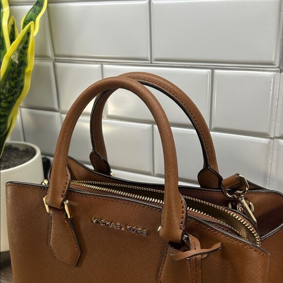 4211 Michael Kors Tan Satchel Bag 244654211 - Picture 5 of 16